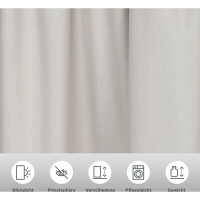 Home Affaire Parry Silber Gardinen 145x140cm - Vorhang Home Affaire Parry Silber Gardinen 145x140cm - Vorhang