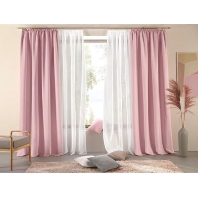 Home Affaire Parry Recyceltes Polyester Rosen Gardinen-Set - Vorhang Home Affaire Parry Recyceltes Polyester Rosen Gardinen-Set - Vorhang