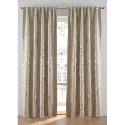 bonprix Verdunkelungsvorhang - 145/130cm - Elegantes Muster bonprix Verdunkelungsvorhang - 145/130cm - Elegantes Muster