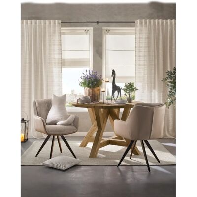 HEINE HOME Modell Gr. 1 Beige Halbtransparente Gardine - Gardinen HEINE HOME Modell Gr. 1 Beige Halbtransparente Gardine - Gardinen