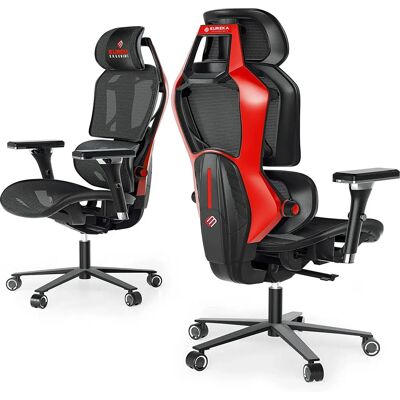 Eureka Ergonomic - ERK-GC05-R - Noir - Chaise de jeu - Publicité Eureka Ergonomic - ERK-GC05-R - Noir - Chaise de jeu - Publicité