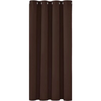 Deconovo 132x138cm Cortinas Térmicas Opacas de Chocolate - Tipo de produto Deconovo 132x138cm Cortinas Térmicas Opacas de Chocolate - Tipo de produto