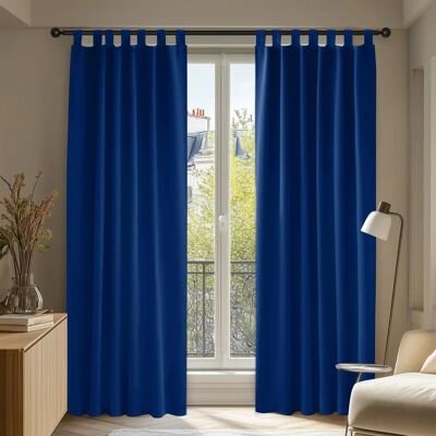 Rideaux Occultants Bleus Deconovo - Décoration Chambre - 140x290 cm Rideaux Occultants Bleus Deconovo - Décoration Chambre - 140x290 cm