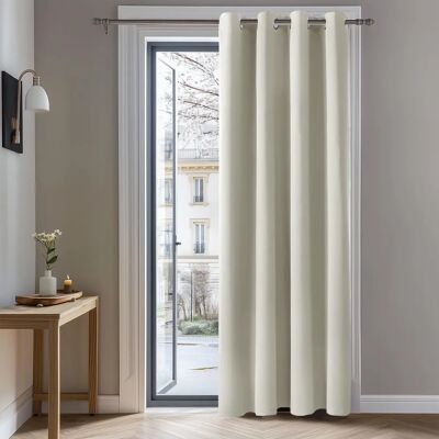 Cortina blackout térmica bege claro - 132x229 cm - Cortina Cortina blackout térmica bege claro - 132x229 cm - Cortina