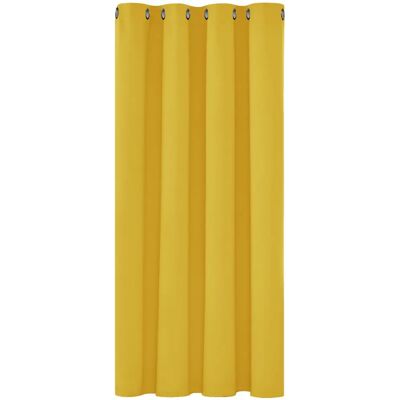 Deconovo Tende Oscuranti Termiche per Casa Moderne - 132x138 cm - Amarelo - 1 peça - Curtain Deconovo Tende Oscuranti Termiche per Casa Moderne - 132x138 cm - Amarelo - 1 peça - Curtain
