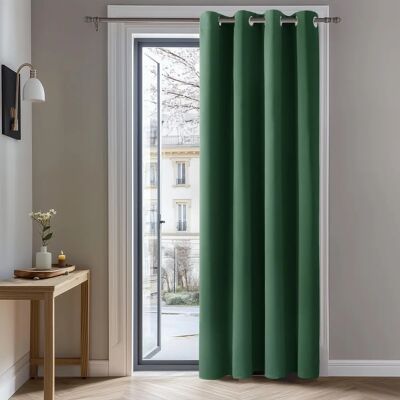 Cortinas Opacas Verde Escuro Deconovo - Melhor Sono Cortinas Opacas Verde Escuro Deconovo - Melhor Sono