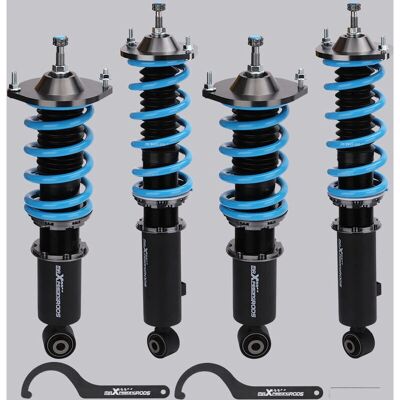 Maxpeedingrods Juego de Coilovers Ajustables para Mazda Miata MX5 NA NB Maxpeedingrods Juego de Coilovers Ajustables para Mazda Miata MX5 NA NB
