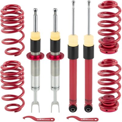 MAXPEEDINGRODS Coilover Suspension Kit for Audi A4 B6 B7 8E - Height Adjustable MAXPEEDINGRODS Coilover Suspension Kit for Audi A4 B6 B7 8E - Height Adjustable