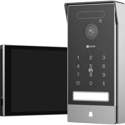 Sistema di videocitofono EZVIZ HP7 PRO 4K - Sistema di videointerfono, nero, grigio Sistema di videocitofono EZVIZ HP7 PRO 4K - Sistema di videointerfono, nero, grigio