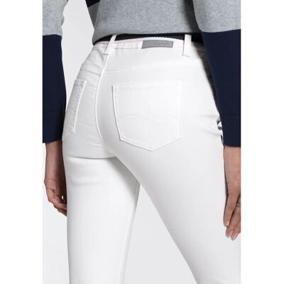 KANGAROOS Capri-Jeans mit Gürtel - Damen, Gr. 42, beige KANGAROOS Capri-Jeans mit Gürtel - Damen, Gr. 42, beige