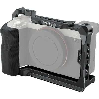 SmallRig Gaiola para câmera com alça lateral para Sony A7C - Gaiola de câmera SmallRig Gaiola para câmera com alça lateral para Sony A7C - Gaiola de câmera