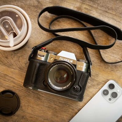 SmallRig 4709 Funda media de cuero para Fujifilm X-T50 - Caja de cámara SmallRig 4709 Funda media de cuero para Fujifilm X-T50 - Caja de cámara