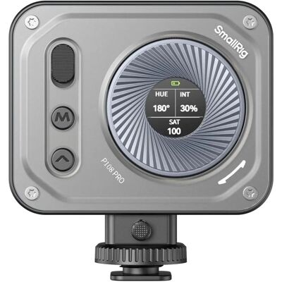 SmallRig Marke P108 Mini RGBWW LED Videoleuchte - LED, 5W, Schwarz SmallRig Marke P108 Mini RGBWW LED Videoleuchte - LED, 5W, Schwarz