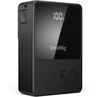 SmallRig VB50 Mini V-Mount Akku - Kompakt, 50Wh, Schwarz SmallRig VB50 Mini V-Mount Akku - Kompakt, 50Wh, Schwarz