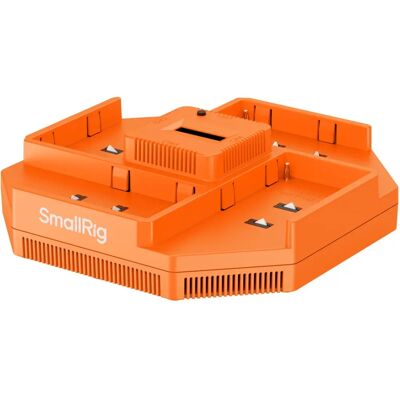SmallRig NP-F 4-Channel Battery Charger - Orange - Camera Battery SmallRig NP-F 4-Channel Battery Charger - Orange - Camera Battery