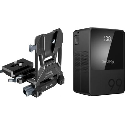 SmallRig 5048 Akkumulátor készlet - 6800mAh, V-Mount, Gyors töltés SmallRig 5048 Akkumulátor készlet - 6800mAh, V-Mount, Gyors töltés