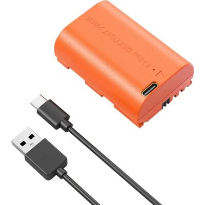 SmallRig 5407 Kamerabatteri - Kompatibel med Canon LP-E6P - Orange - Lithium-Ion SmallRig 5407 Kamerabatteri - Kompatibel med Canon LP-E6P - Orange - Lithium-Ion