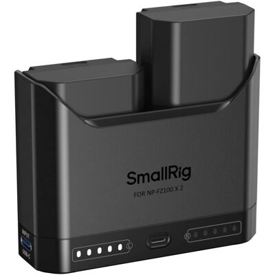 SmallRig - 5483 - NP-FZ100 - 2 Batterien - Akku Ladegerät SmallRig - 5483 - NP-FZ100 - 2 Batterien - Akku Ladegerät