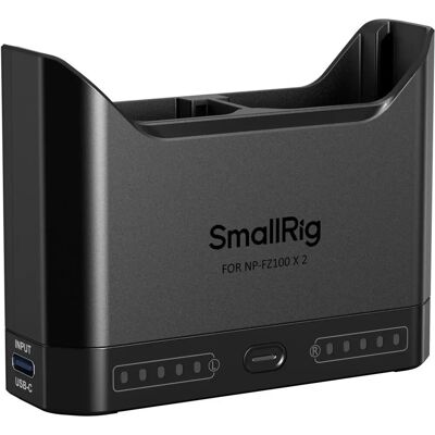 SmallRig - 5489 - NP-FZ100 - Dual USB-C - Batterielader SmallRig - 5489 - NP-FZ100 - Dual USB-C - Batterielader