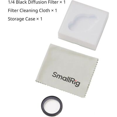 SmallRig - 5872 - 1/4 Black Mist - Diffusion - Filtro lente SmallRig - 5872 - 1/4 Black Mist - Diffusion - Filtro lente