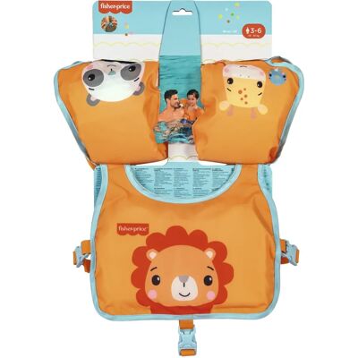 Bestway 93522 - orange mönster - 3-6 år - Seglarväst Bestway 93522 - orange mönster - 3-6 år - Seglarväst