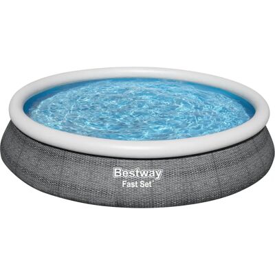 Bestway Modèle 57313 Piscine hors sol grise - 9677L - Publicité Bestway Modèle 57313 Piscine hors sol grise - 9677L - Publicité