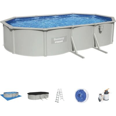 Piscina Ovalare in Acciaio Bestway 610x360x120 cm Piscina Ovalare in Acciaio Bestway 610x360x120 cm