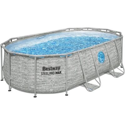 Piscina fuori terra ovale Bestway 56714 - Power Steel - Sicurezza bambini Piscina fuori terra ovale Bestway 56714 - Power Steel - Sicurezza bambini