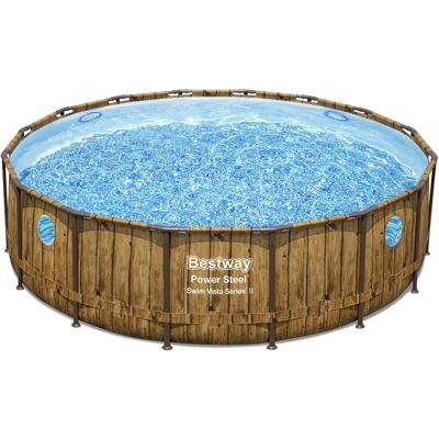 Bestway 56725 Brunt/Blåt Overjordisk pool - Above Ground Pool Bestway 56725 Brunt/Blåt Overjordisk pool - Above Ground Pool