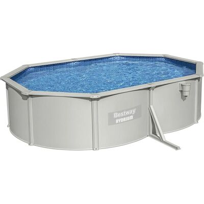 Bestway Harmaa Teräskehysallas 500x360x120cm - Ovaali Bestway Harmaa Teräskehysallas 500x360x120cm - Ovaali