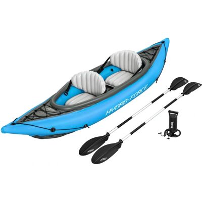 Bestway 65131 Inflatable Kayak - 2 Person, Blue, Black Bestway 65131 Inflatable Kayak - 2 Person, Blue, Black