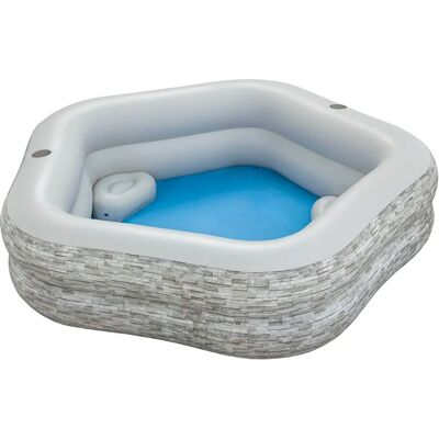 Bestway Aufblasbarer Pool 213x206x53 cm - Aufblasbarer Pool Bestway Aufblasbarer Pool 213x206x53 cm - Aufblasbarer Pool