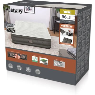 Bestway 69133 Nafukovací Přehoz Dvojitý Šedý - Nafukovací Přehoz Bestway 69133 Nafukovací Přehoz Dvojitý Šedý - Nafukovací Přehoz
