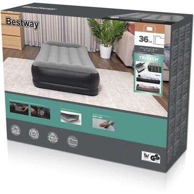 Bestway 67723/23 Luftmatratze - Tragbares aufblasbares Bett für Camping & Zuhause Bestway 67723/23 Luftmatratze - Tragbares aufblasbares Bett für Camping & Zuhause
