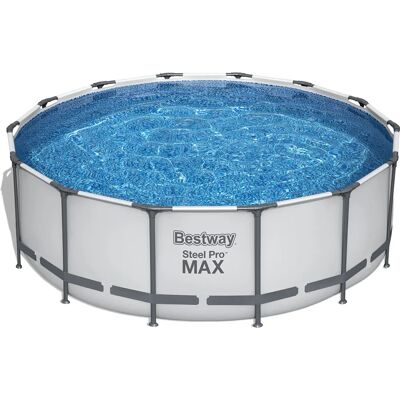 Piscina Steel Pro Max 427x122 cm di Bestway - Blu Piscina Steel Pro Max 427x122 cm di Bestway - Blu