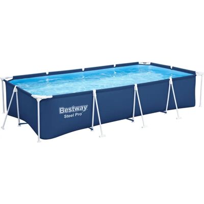 Bestway Steel Pro 4,00m x 2,11m x 81cm Piscina Rettangolare Sopra Terra Bestway Steel Pro 4,00m x 2,11m x 81cm Piscina Rettangolare Sopra Terra