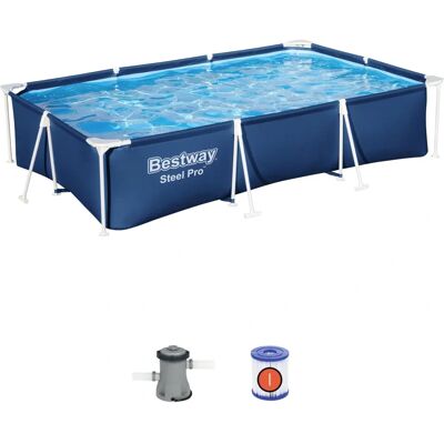 Bestway Négyszögletű Acéltó Pool - 3300L Kapacitás Bestway Négyszögletű Acéltó Pool - 3300L Kapacitás