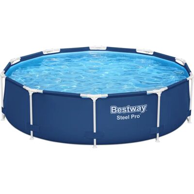 Bestway Steel Pro 305x76cm Ronde Zwembad - Opzetzwembad Bestway Steel Pro 305x76cm Ronde Zwembad - Opzetzwembad