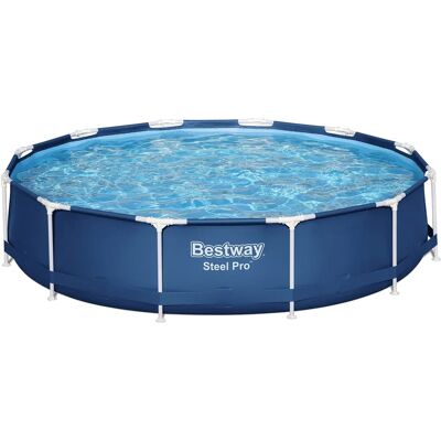 Bestway 366x76cm Abnehmbarer Pool - Rund, Blau Bestway 366x76cm Abnehmbarer Pool - Rund, Blau
