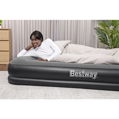 Bestway Luftbett - 150x200cm - Langlebig TriTech - Elektropumpe Bestway Luftbett - 150x200cm - Langlebig TriTech - Elektropumpe