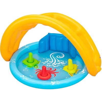 Bestway Aufblasbarer Pool mit Sonnenschutz - 115x89x76 cm Bestway Aufblasbarer Pool mit Sonnenschutz - 115x89x76 cm