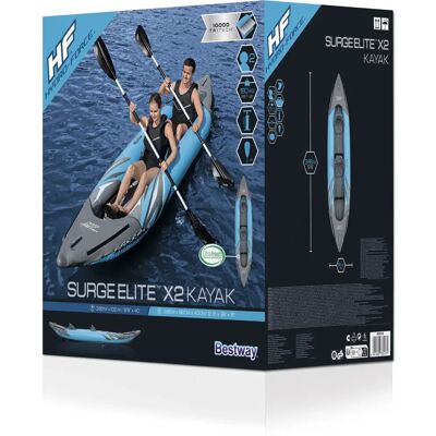 Kayak gonflable Bestway 65144 pour 2 - Voyage/Loisir - Publicité Kayak gonflable Bestway 65144 pour 2 - Voyage/Loisir - Publicité