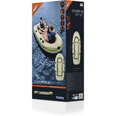 Vas de pescuit gonflabil Bestway 65164 / 23 - 3 persoane - Rafting Vas de pescuit gonflabil Bestway 65164 / 23 - 3 persoane - Rafting