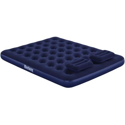 Bestway 67374 Matelas gonflable bleu - Double, Intérieur/Extérieur - Publicité Bestway 67374 Matelas gonflable bleu - Double, Intérieur/Extérieur - Publicité