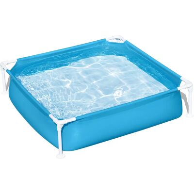 Bestway 56217 - Piscine pour Enfants Carrée, Bleue Bestway 56217 - Piscine pour Enfants Carrée, Bleue