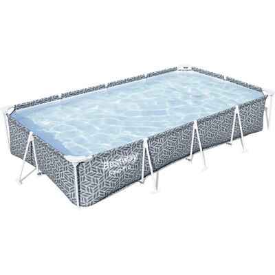 Bestway 561FT above ground pool - Rectangular - 4000 L - Grey Bestway 561FT above ground pool - Rectangular - 4000 L - Grey