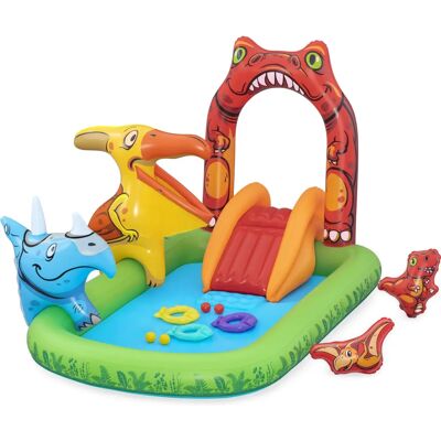 Bestway 53160 Aufblasbares Spielzeug - Dinosaurier Spielpark - Aufblasbarer Pool für Kinder Bestway 53160 Aufblasbares Spielzeug - Dinosaurier Spielpark - Aufblasbarer Pool für Kinder