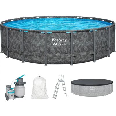 Piscine ronde APX 365 Bestway - Résistante, 26 000L - Publicité Piscine ronde APX 365 Bestway - Résistante, 26 000L - Publicité