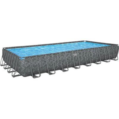 Piscine familiale rectangulaire APX 365 de Bestway - 52,231L - Publicité Piscine familiale rectangulaire APX 365 de Bestway - 52,231L - Publicité