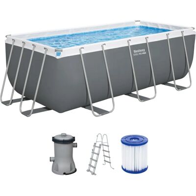 Piscina Steel Pro Max Rettangolare - 422x201x122cm Piscina Steel Pro Max Rettangolare - 422x201x122cm